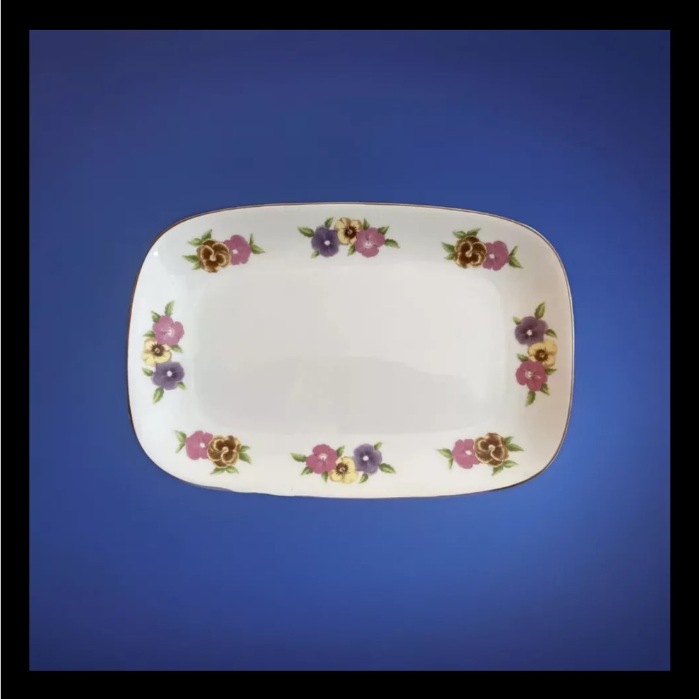 Vintage MCM Pansy Bouquet Garden Club Series Exclusive Designs The Stafford Co